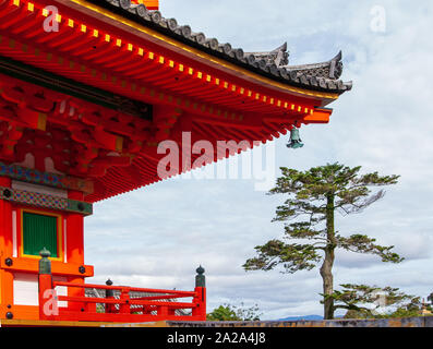 Edo Kyoto Kiyomizu-dera Tempel, Weltkulturerbe der Unesco. September 2019 Stockfoto