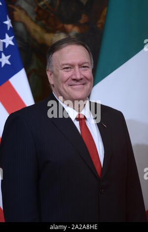 Rom, Italien. 01 Okt, 2019. Im Foto Michael (Mike) Pompeo Credit: Unabhängige Fotoagentur/Alamy leben Nachrichten Stockfoto