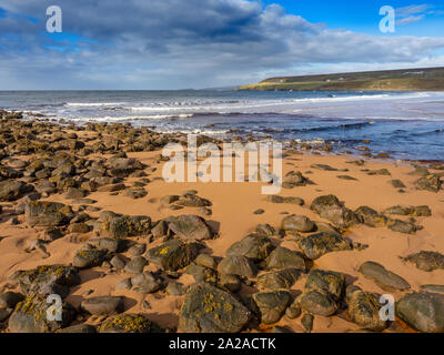 Slaggan Bay Strand am Ufer des Minch Wester Ross Schottland Stockfoto