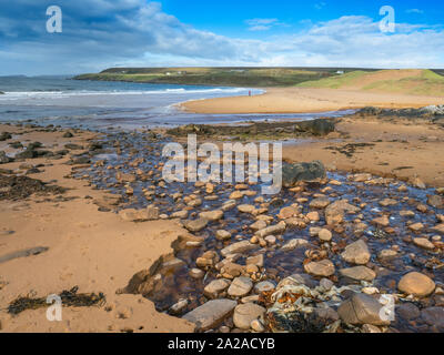 Slaggan Bay Strand am Ufer des Minch Wester Ross Schottland Stockfoto