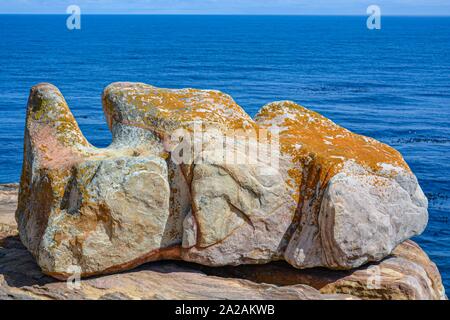 Beeindruckende Felsen am Kap der guten Hoffnung, Südafrika Stockfoto