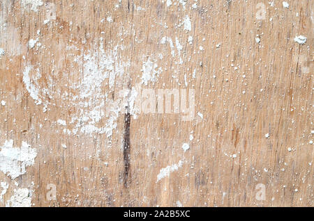 Alten Holzwand mit verwitterten Lack Stockfoto