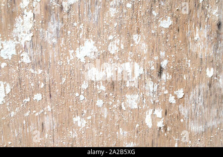 Alten Holzwand mit verwitterten Lack Stockfoto