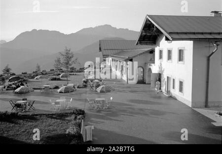 Blick in das Innere des Hotels General Walker, dem ehemaligen Platterhof, in Berchtesgaden. Stockfoto