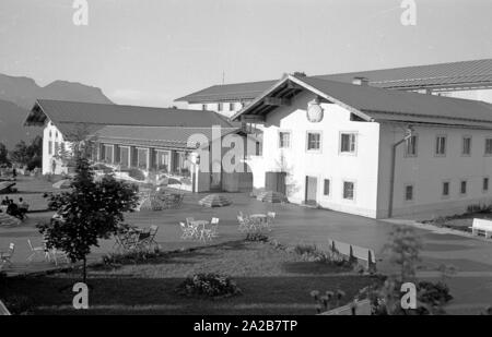 Blick in das Innere des Hotels General Walker, dem ehemaligen Platterhof. Stockfoto