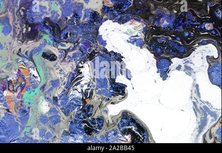 Kunst Textur. Bildnerischen Kunstwerken. Kreative moderne Tapete. Aquarell Hintergrund. Spritzer Farbe auf Papier. Stockfoto
