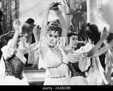 Die französische Schauspielerin Brigitte Bardot in den französischen Film" Nero's Mistress' von 1956. Copyright Hinweis: Max Scheler/SZ Foto. Stockfoto