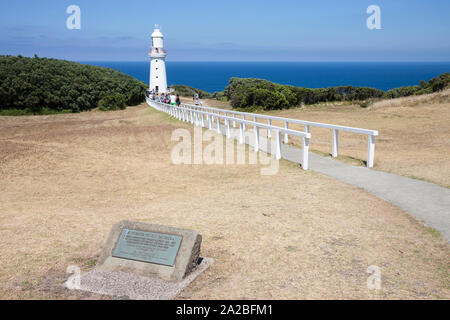 Cape Otway Leuchtturm Cape Otway, Great Ocean Road, Victoria, Australien Stockfoto