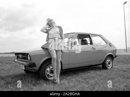 Fotoshooting mit den neuen 'Audi 50' von Audi. Stockfoto