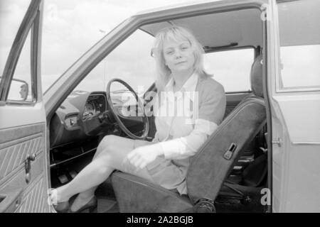 Fotoshooting mit den neuen 'Audi 50' von Audi. Stockfoto