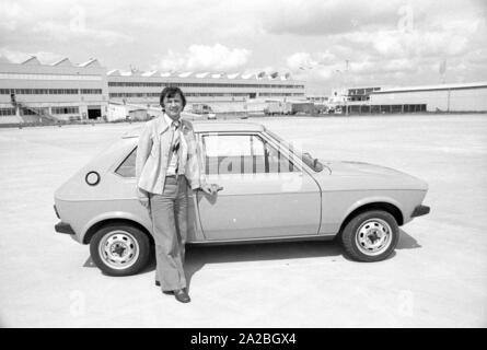 Fotoshooting mit den neuen 'Audi 50' von Audi. Stockfoto