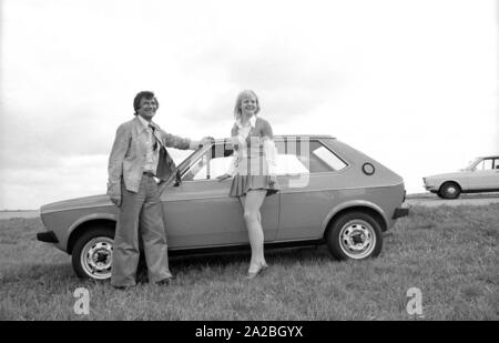 Fotoshooting mit den neuen 'Audi 50' von Audi. Stockfoto