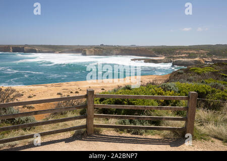 Broken Head, in der Nähe von Loch Ard Gorge, Port Campbell National Park, Great Ocean Road, Victoria, Australien Stockfoto