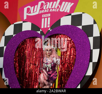 RuPaul Drag Race UK RuVeal an der Manchester Pride Live 2019 Stockfoto