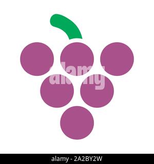 Traube Symbol Abbildung Stock Vektor