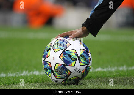 Manchester, Großbritannien. 01 Okt, 2019. Während der UEFA Champions League zwischen Manchester City und Dinamo Zagreb an der Etihad Stadium, Manchester, England am 1. Oktober 2019. Foto von James Gill. Credit: PRiME Media Images/Alamy leben Nachrichten Stockfoto