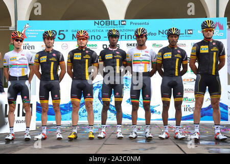 Qhubeka Team 2014 Stockfoto