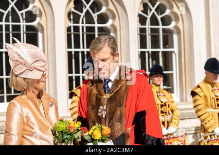 London, GB, 2. Oktober 2019 Wahl der neuen Bürgermeister der Stadt London, William Russell. Kredit Ian DavidsonAlamy leben Nachrichten Stockfoto