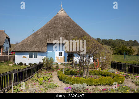 Pfarrwitwenhaus, Groß Zicker, Mönchgut, Biosphärenreservat Südost Rügen, Insel Rügen Stockfoto