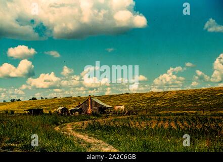 Farbszene während der Weltwirtschaftskrise in den Vereinigten Staaten, 1940. Kostenlose Bibliothek des Kongresses. () Stockfoto