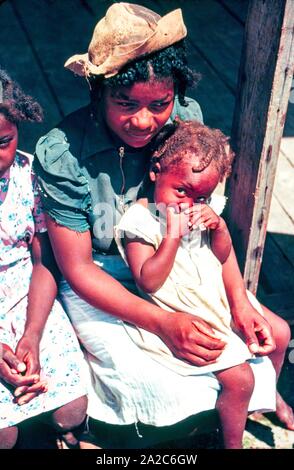 Farbszene während der Weltwirtschaftskrise in den Vereinigten Staaten, 1940. Kostenlose Bibliothek des Kongresses. () Stockfoto