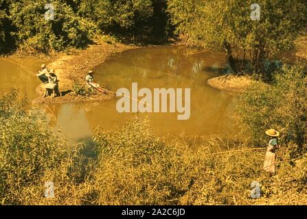 Farbszene während der Weltwirtschaftskrise in den Vereinigten Staaten, 1940. Kostenlose Bibliothek des Kongresses. () Stockfoto