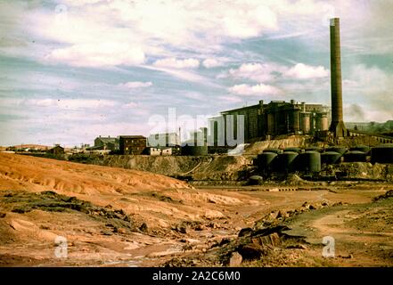 Farbszene während der Weltwirtschaftskrise in den Vereinigten Staaten, 1940. Kostenlose Bibliothek des Kongresses. () Stockfoto