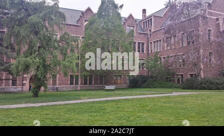 Campus der University of Washington in Seattle, Washington, 21. April 2015. () Stockfoto