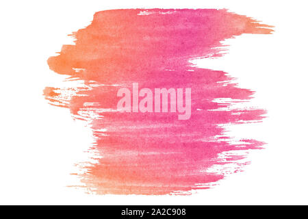 Multicolor Aquarell in Pastelltönen. Isolierten Ort mit Scheidungen und Grenzen. Rahmen mit Kopie Platz für Text. Stockfoto