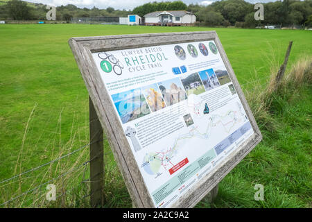 Rheidol, Rad, Fahrrad, cycleway, Trail, Pfad, Aberystwyth, Ceredigion, Wales, Welsh, Mitte, West Wales, Walisisch, GB, Großbritannien, Großbritannien, Stockfoto