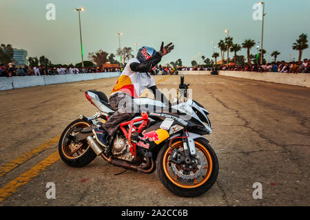 Motorrad show in Sharqiah Season-Saudi Arabien. Foto bei dschidda Saudi-arabien getroffen Stockfoto