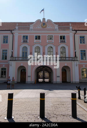 Die Außenseite des estnischen Parlaments in die Burg auf dem Domberg, Tallinn, Estland Stockfoto