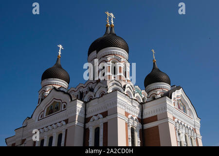 Alexander Nevsky Kathedrale auf Toompea Hügel in der Altstadt von Tallinn, Harjumaa, Estland Stockfoto