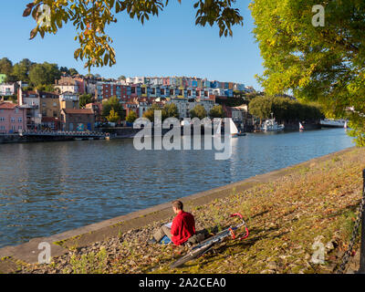 Großbritannien, England, Bristol, Hotwells Schwimmenden Hafen Stockfoto