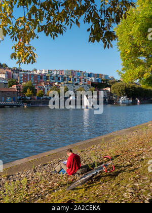 Großbritannien, England, Bristol, Hotwells Schwimmenden Hafen Stockfoto