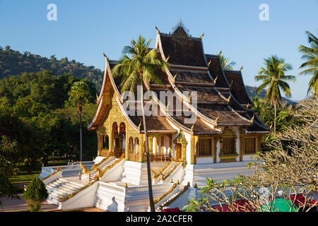 Wat Ho Pha Bang buddhistischen Tempel, Luang Prabang, Provinz Luang Prabang Laos, Laos, Südostasien Stockfoto