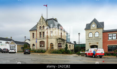 Hafen von Goderich kommunale Gebäude in Goderich einer der Ontario pretties Stadt in Kanada Stockfoto