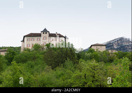 Schloss Thun in der Tonne, Trentino Alto Adige, Italien Stockfoto