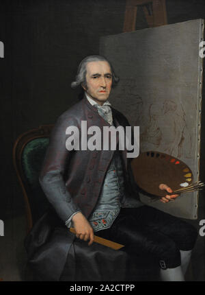 Francisco Bayeu y SubIas (1734-1795). Spanischer Maler. Selbstportrait, ca. 1792-1795. San Fernando Königliche Akademie der Schönen Künste in Madrid. Spanien. Stockfoto