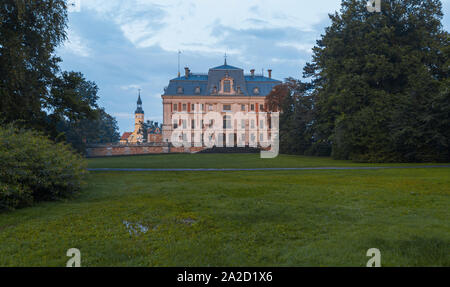 Der Palast im Zentrum von Pszczyna Stockfoto