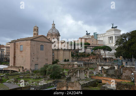 Italien, Rom, das römische Forum - Foro Romano Stockfoto