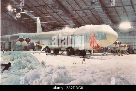 Eglin Air Force Base - B-52 Stratofortress in Klima Labor Hangar bei kaltem Wetter. Stockfoto