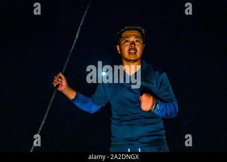 Takiya - ryo Unterwasserjagd auf See Hanama, Hamamatsu, Japan Stockfoto