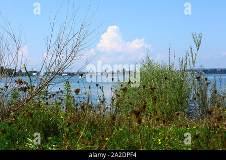 Blick in Konstanz am Bodensee Stockfoto
