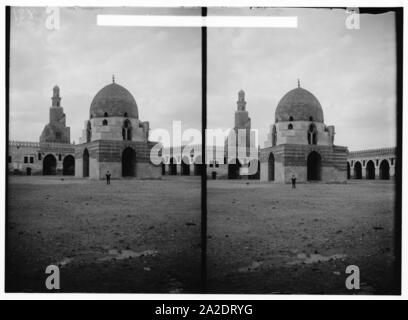 Ägyptische Ansichten; Kairo (masr). Hof der Moschee von Ibn Touloun Stockfoto