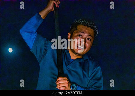 Takiya - ryo Unterwasserjagd auf See Hanama, Hamamatsu, Japan Stockfoto