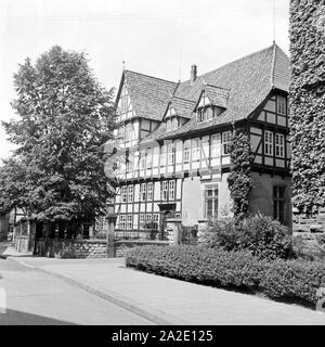 Der hardenberger Hof als Städtisches Museum Göttingen, Deutschland 1930er Jahre. Die göttinger City Museum, Deutschland 1930. Stockfoto