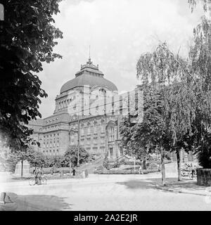 Das Theater Freiburg, Deutschland 1930er Jahre. Das Theater Freiburg, Deutschland 1930. Stockfoto