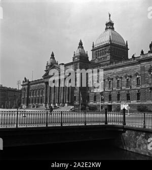 Das Reichsgerichtsgebäude in Leipzig, Deutschland 1930er Jahre. Das Gericht in Leipzig, Deutschland 1930. Stockfoto