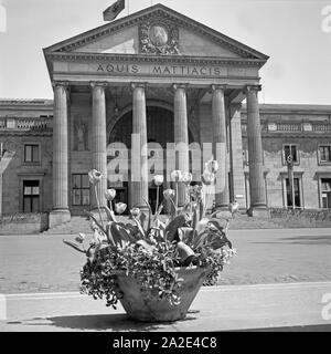 Das Kurhaus in Wiesbaden, Deutschland 1930er Jahre. Die Wiesbadener Kurhaus, Deutschland 1930. Stockfoto